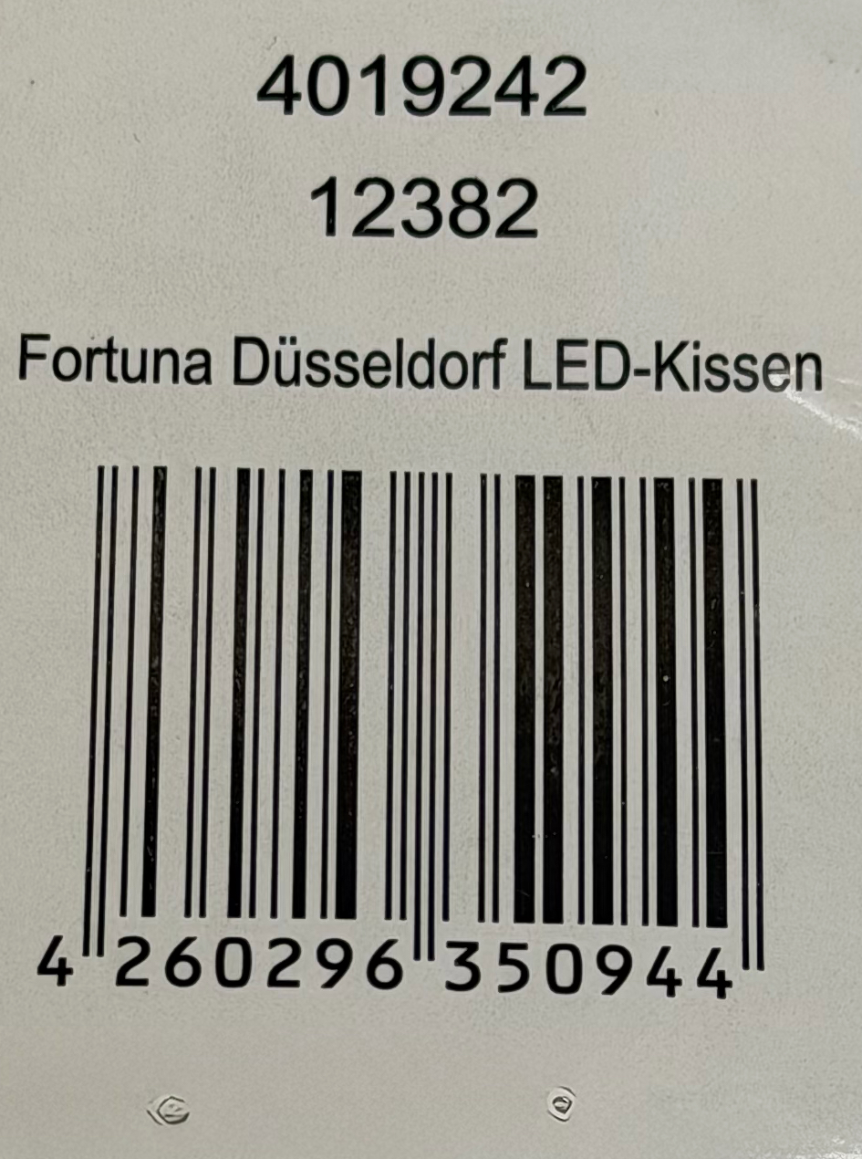 Fortuna Düsseldorf Dekokissen "Heimat" Produktbild pa_produktabbildung_3 S