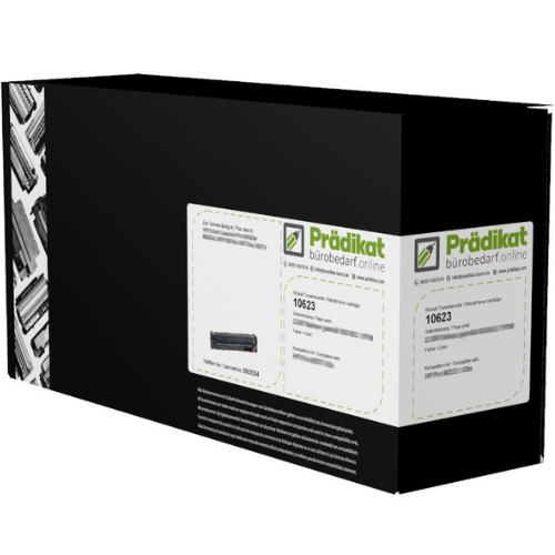 Schwarze Verpackung mit Produktetikett für magenta Toner kompatibel mit Kyocera Druckern.