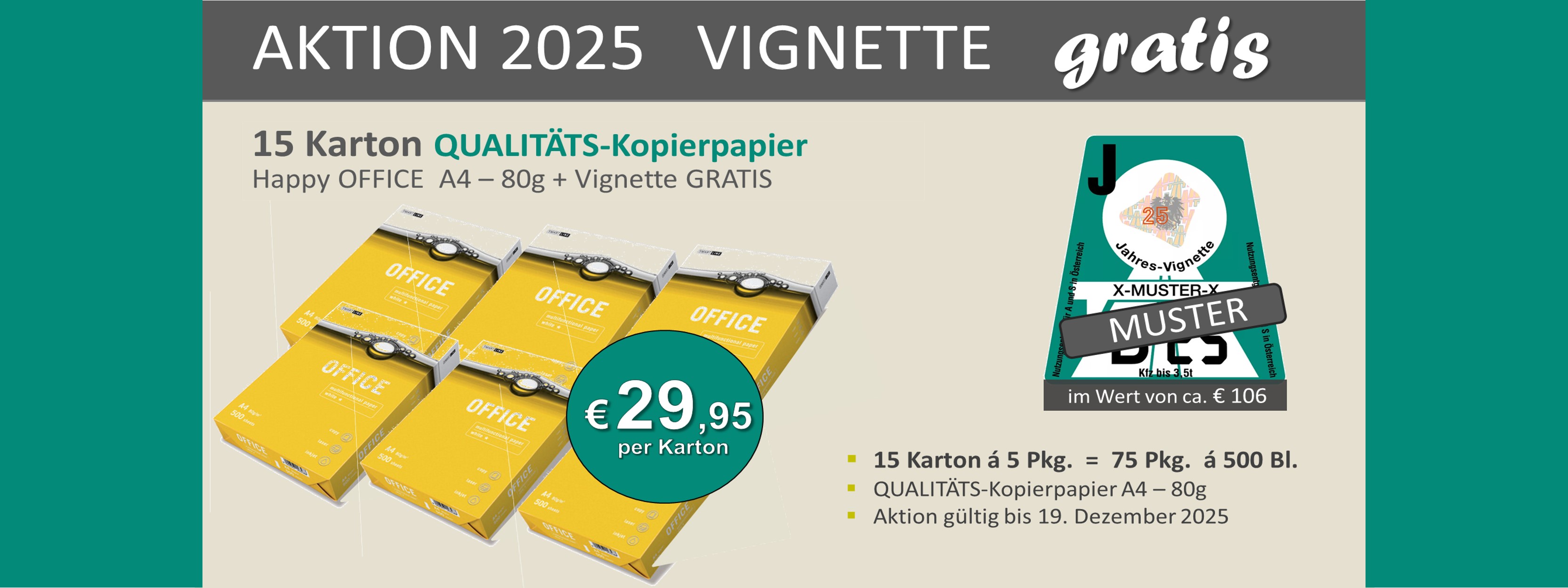 Kurze Beschreibung des oben definierten Banner